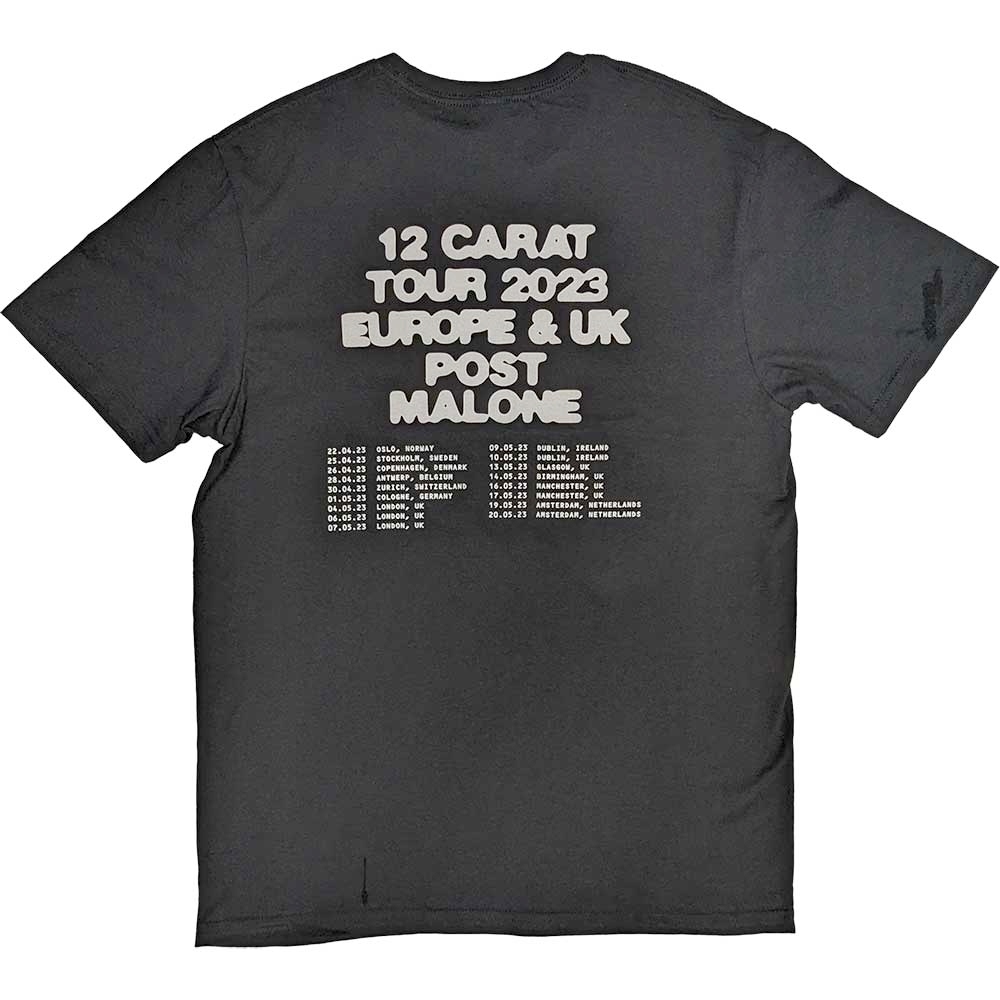 Post Malone - Fangs 2023 Tour Dates Tshirt Homme - Noir